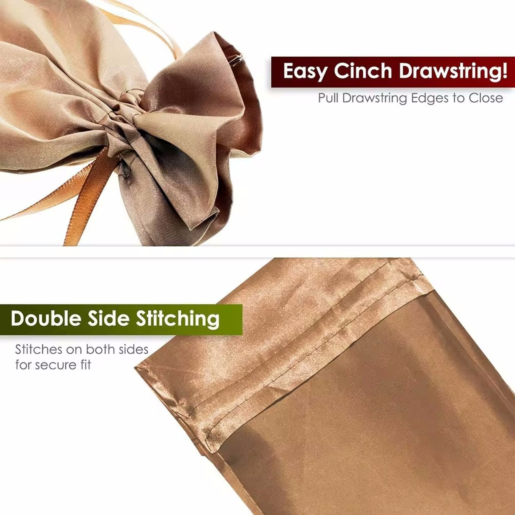 Satin Drawstring Bags Jewelry Pouch Wedding Gift Bags 6