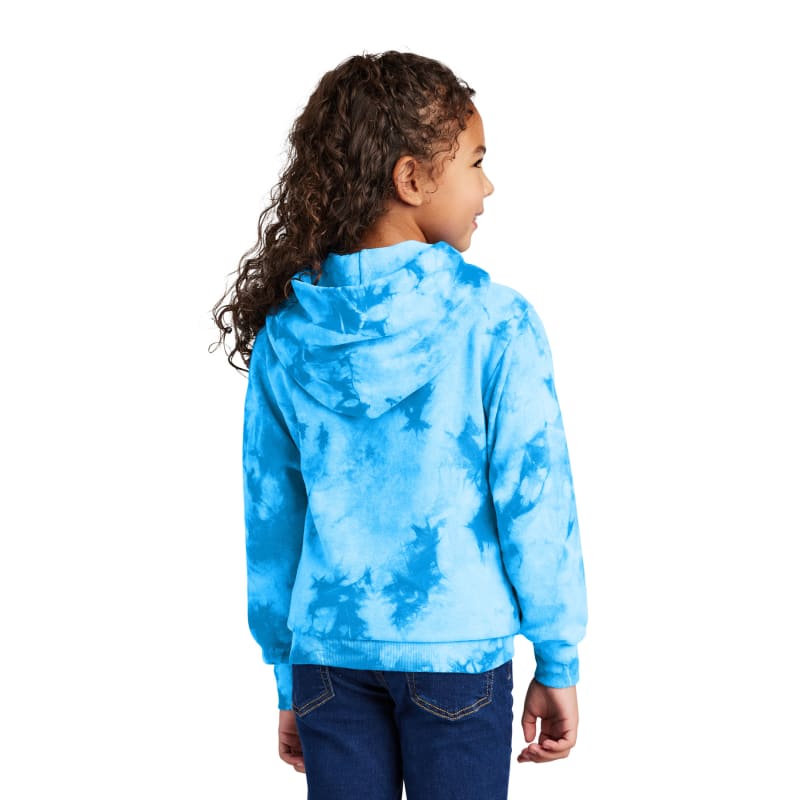 Port & Company Youth Crystal Tie-Dye Pullover Hoodie 2