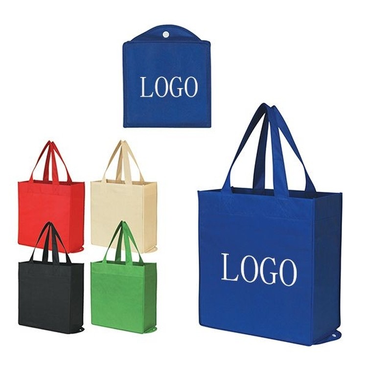 Non-Woven Foldable Tote Bag (13.5"x14.5") 2