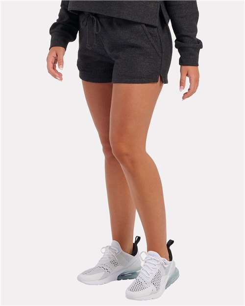Women's Rib Knit Corded Shorts - BW6506 12