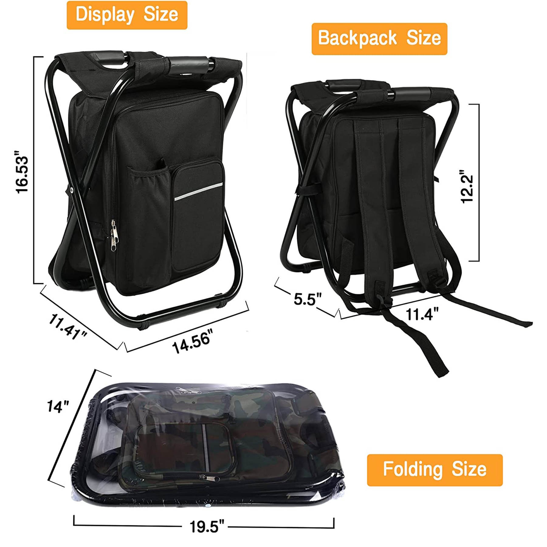 Stool Backpack Cooler 2
