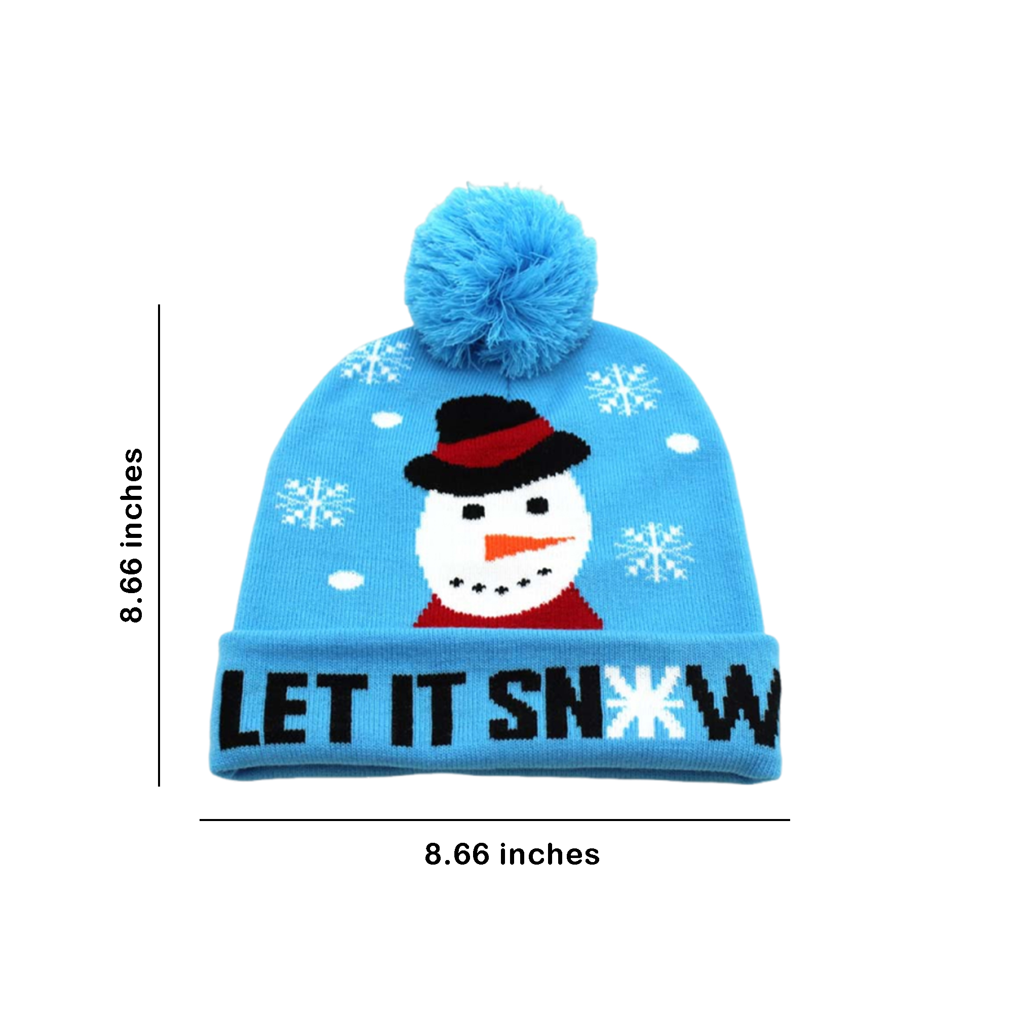 Personalized Acrylic Pom Beanie for Events 2