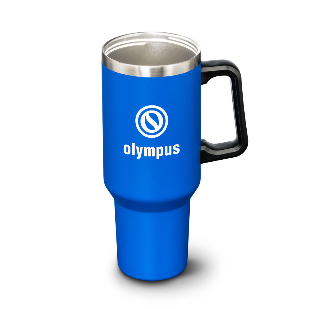 Compeer Handle Travel Mug w/Straw - 40oz 7