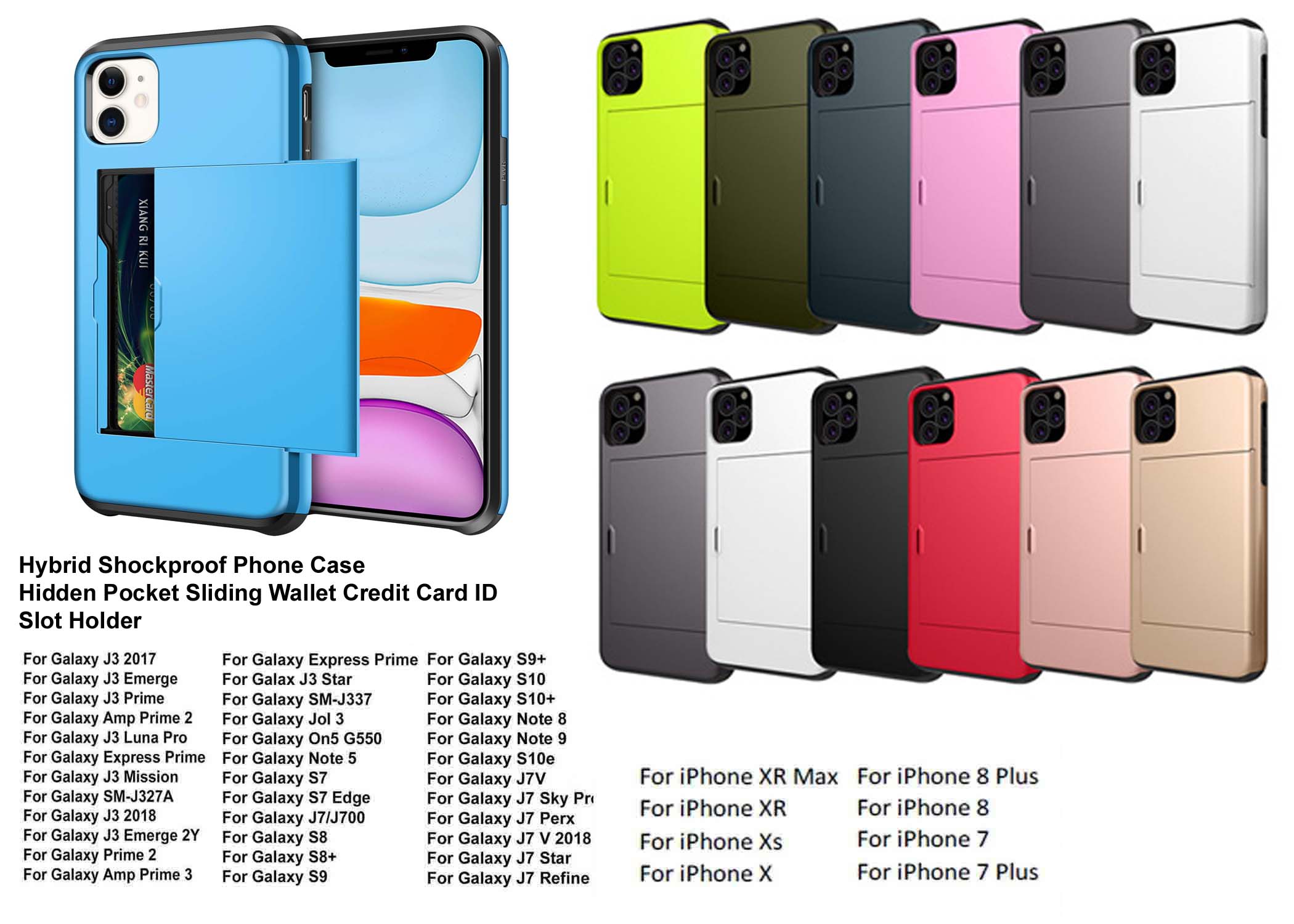 iBank ® Samsung Galaxy S9 Credit Card Holder Case 1