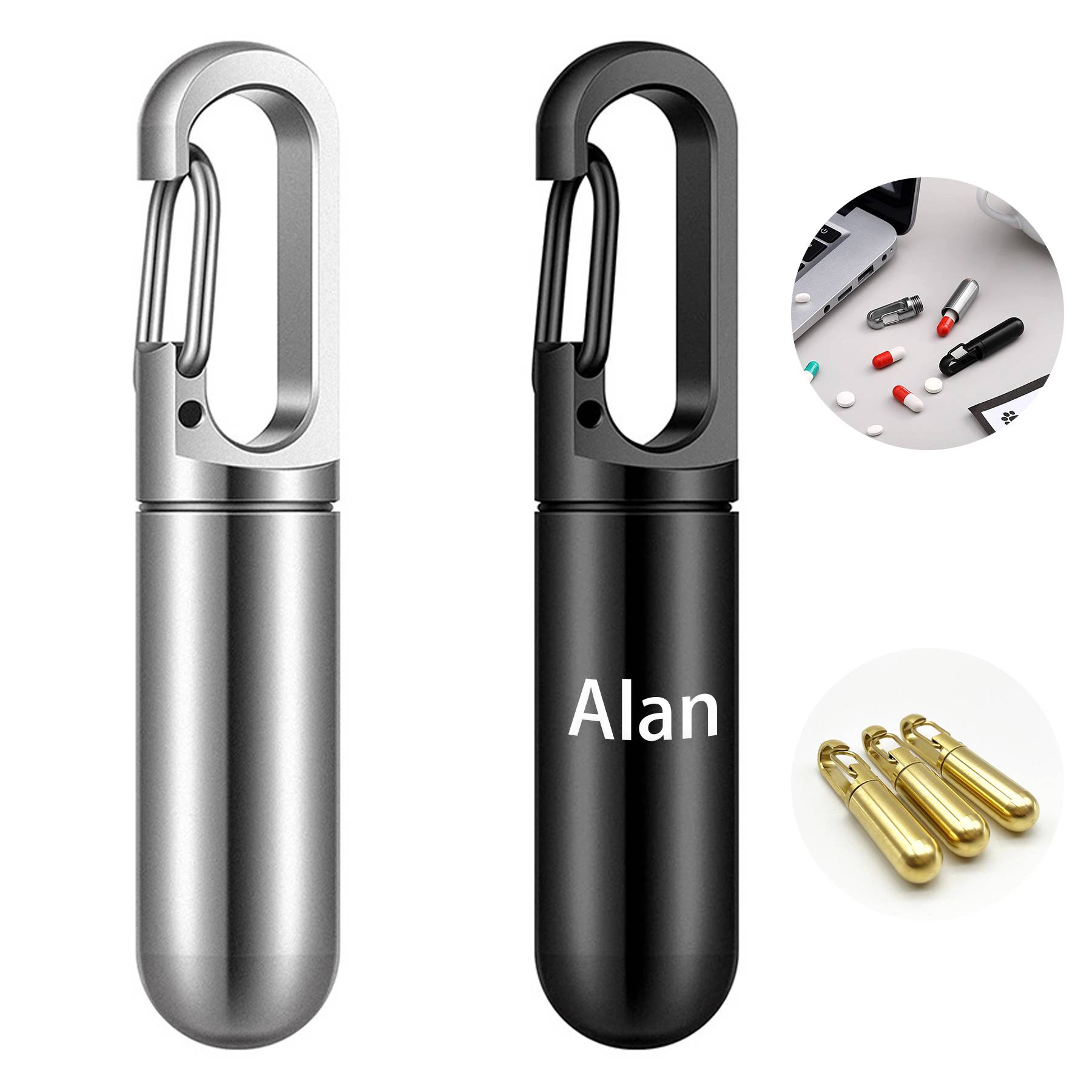 Stainless Steel Pill Case 8