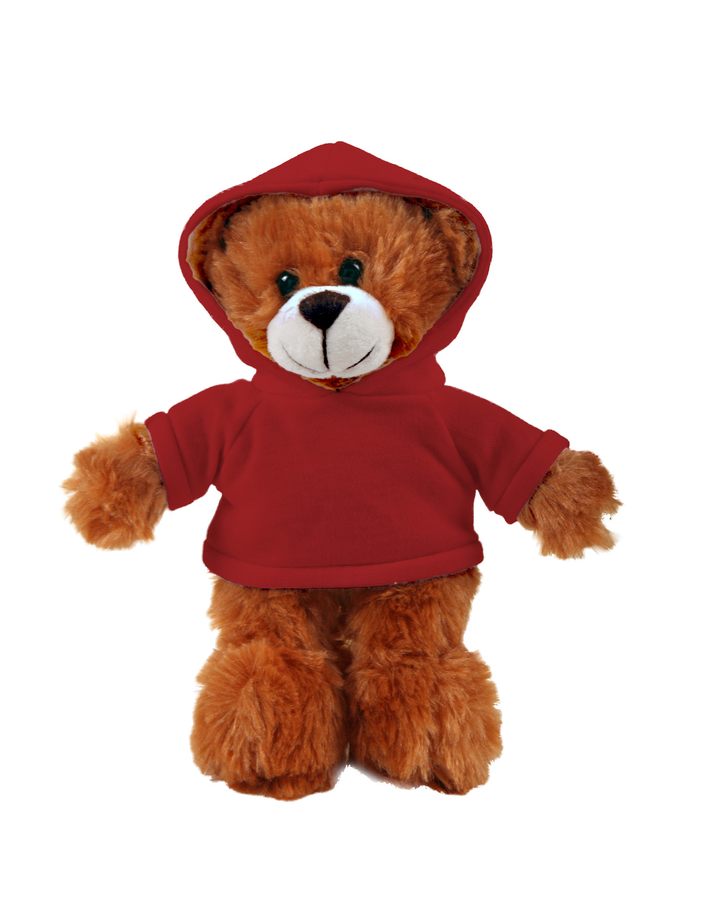 soft plush Mocha Bear with hoodie 5