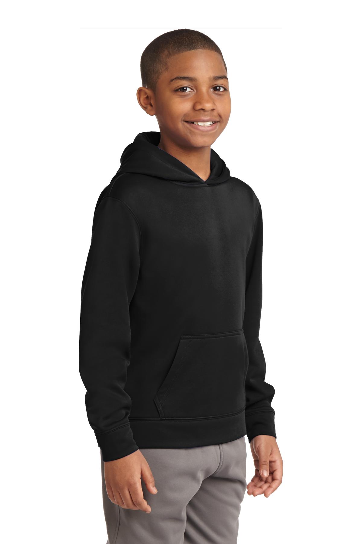 Sport-Tek® Youth Sport-Wick Fleece Hooded Pullover 29