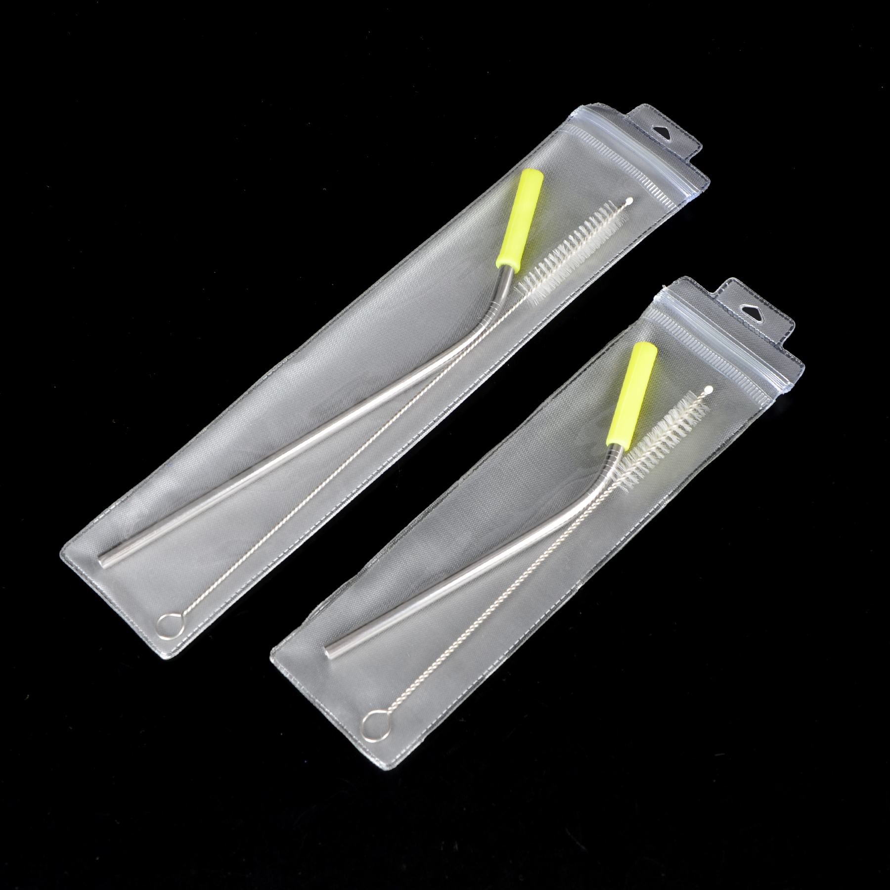 9 1/2"L 5/16"Dia Stainless Steel Straws 2