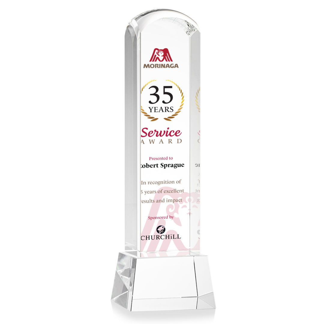 Silkwood VividPrint™ Award on Base - Clear 9
