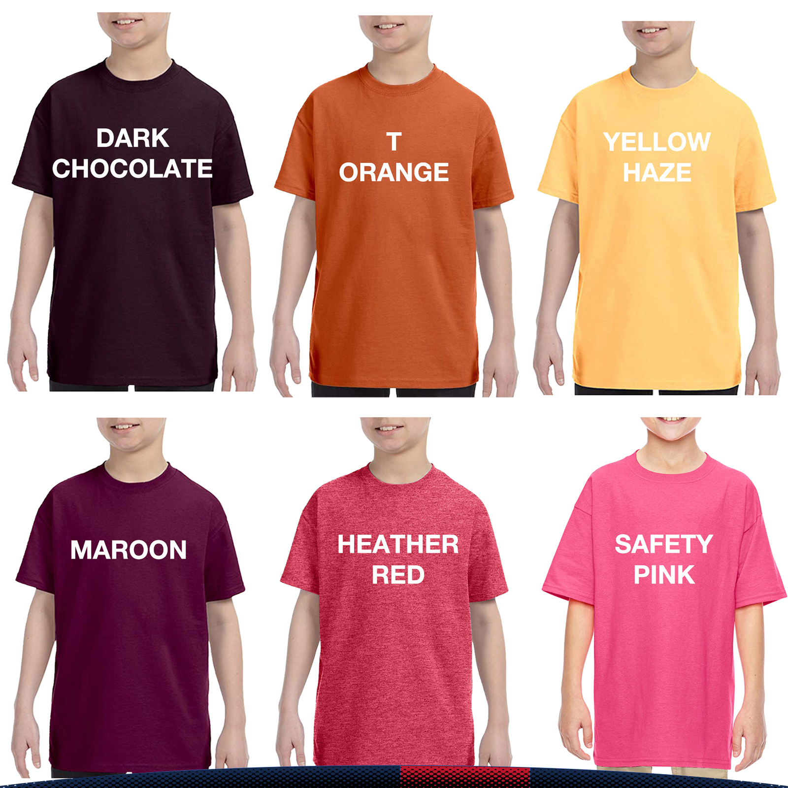 Gildan® Cotton Youth T-Shirts 5