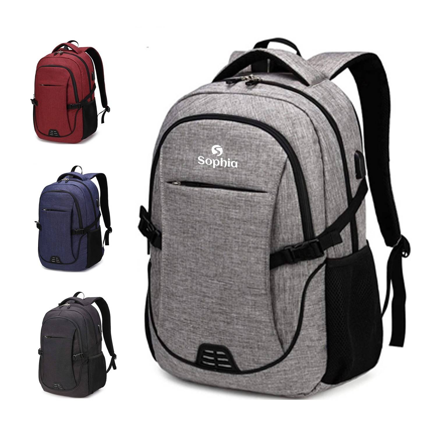 Travel Backpacks Bookbag with USB Charging 2