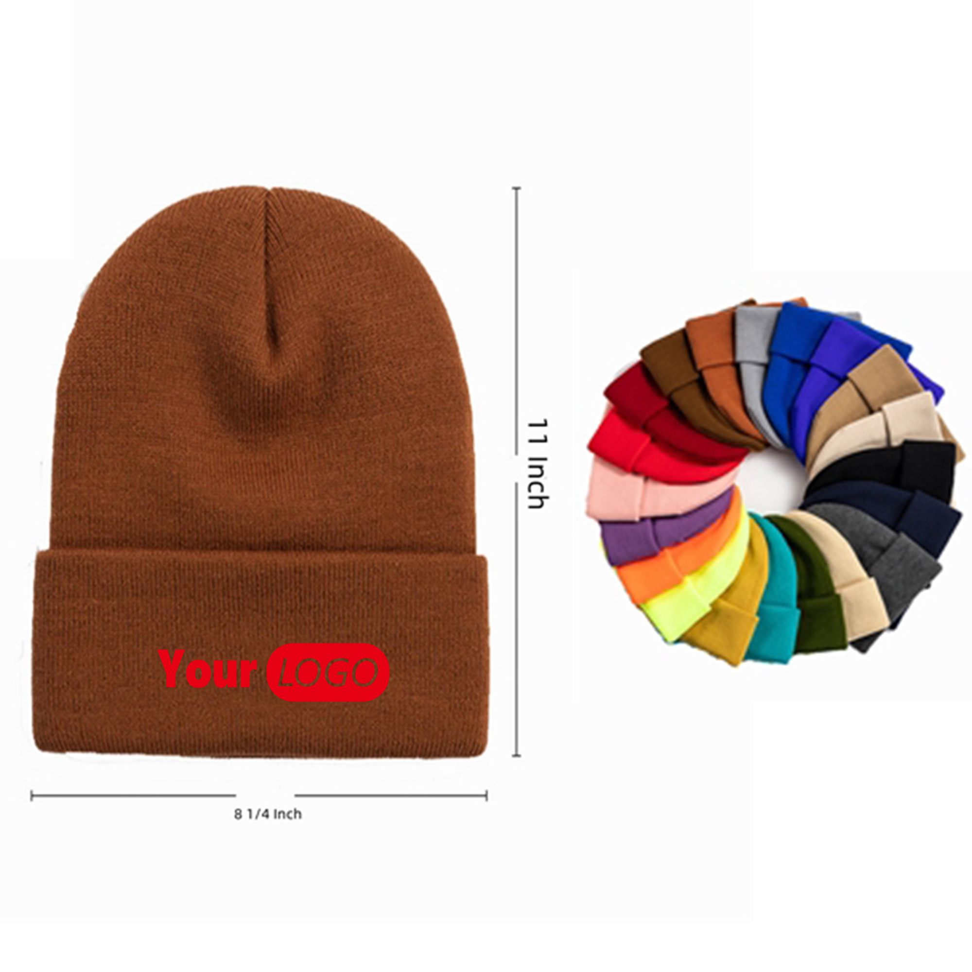 Stylish Pom Knitted Acrylic Hat 5