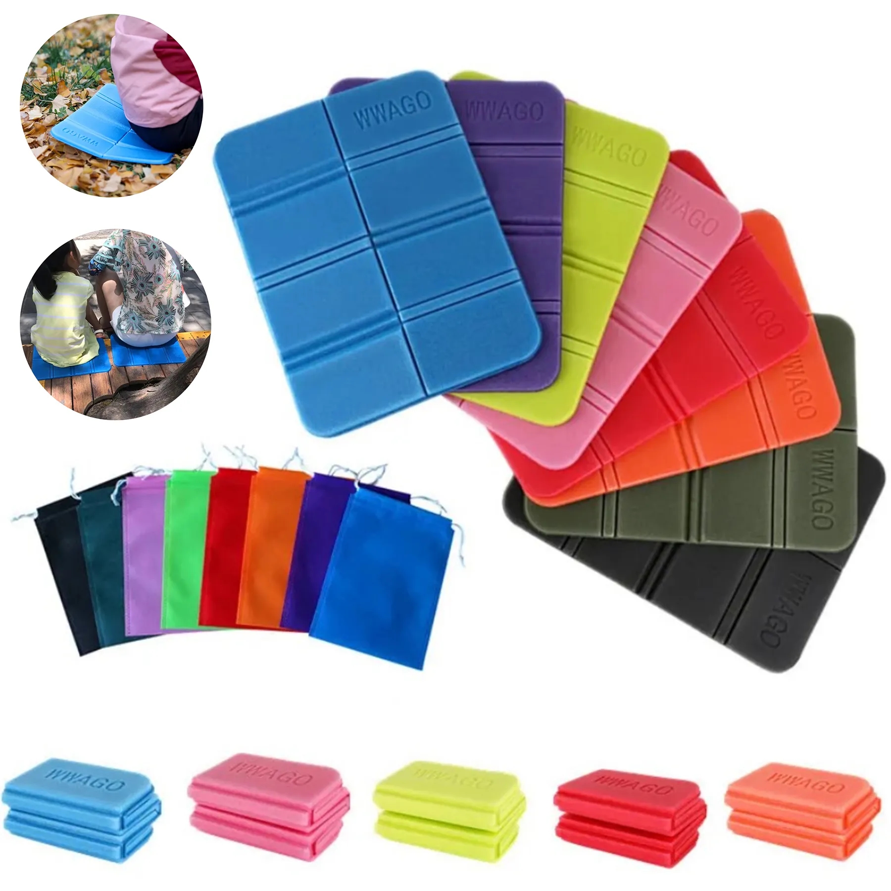 Moisture-Proof Folding Foam Pads Camping Mat 6