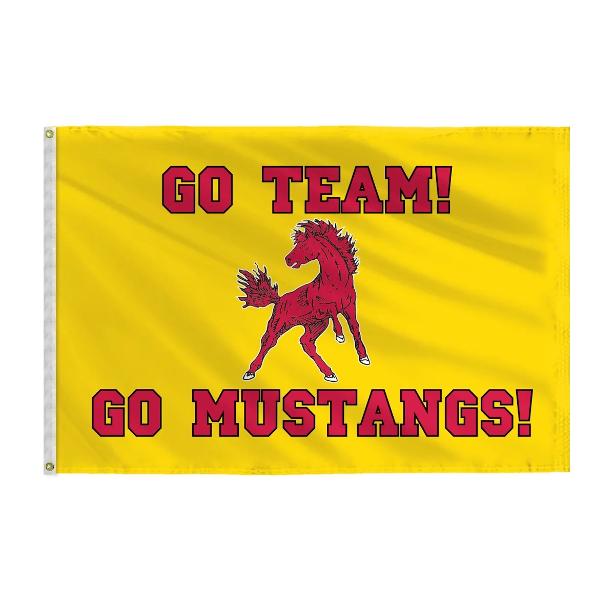 Mustang Mascot Flags 2