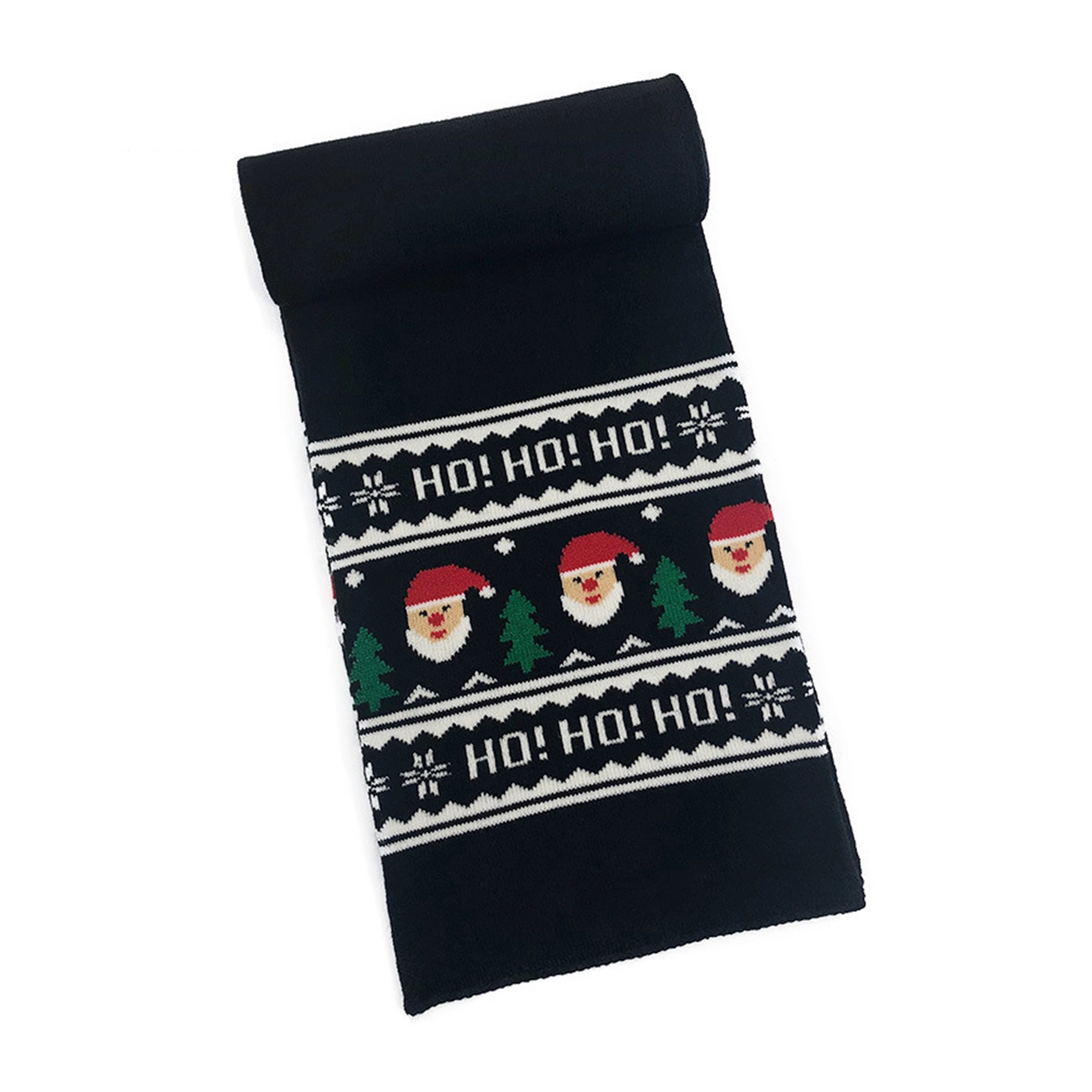 Xmas Christmas Beanie Hat Knit Cap Scarf Set 6