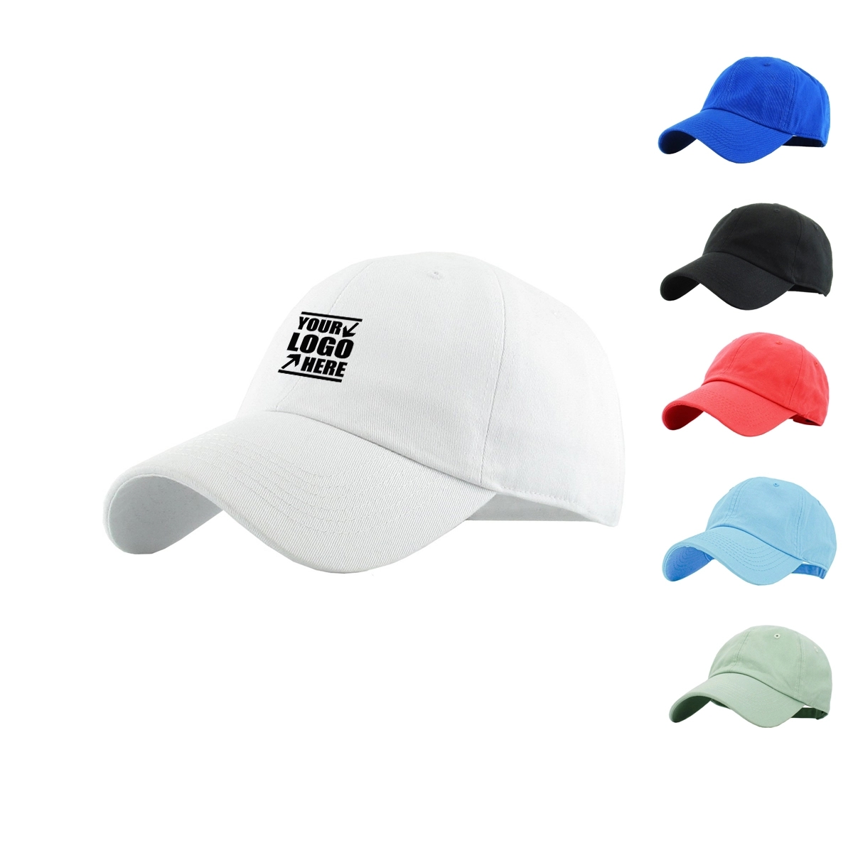 Classic Low Profile Cotton Hat Men Women Baseball Cap 2
