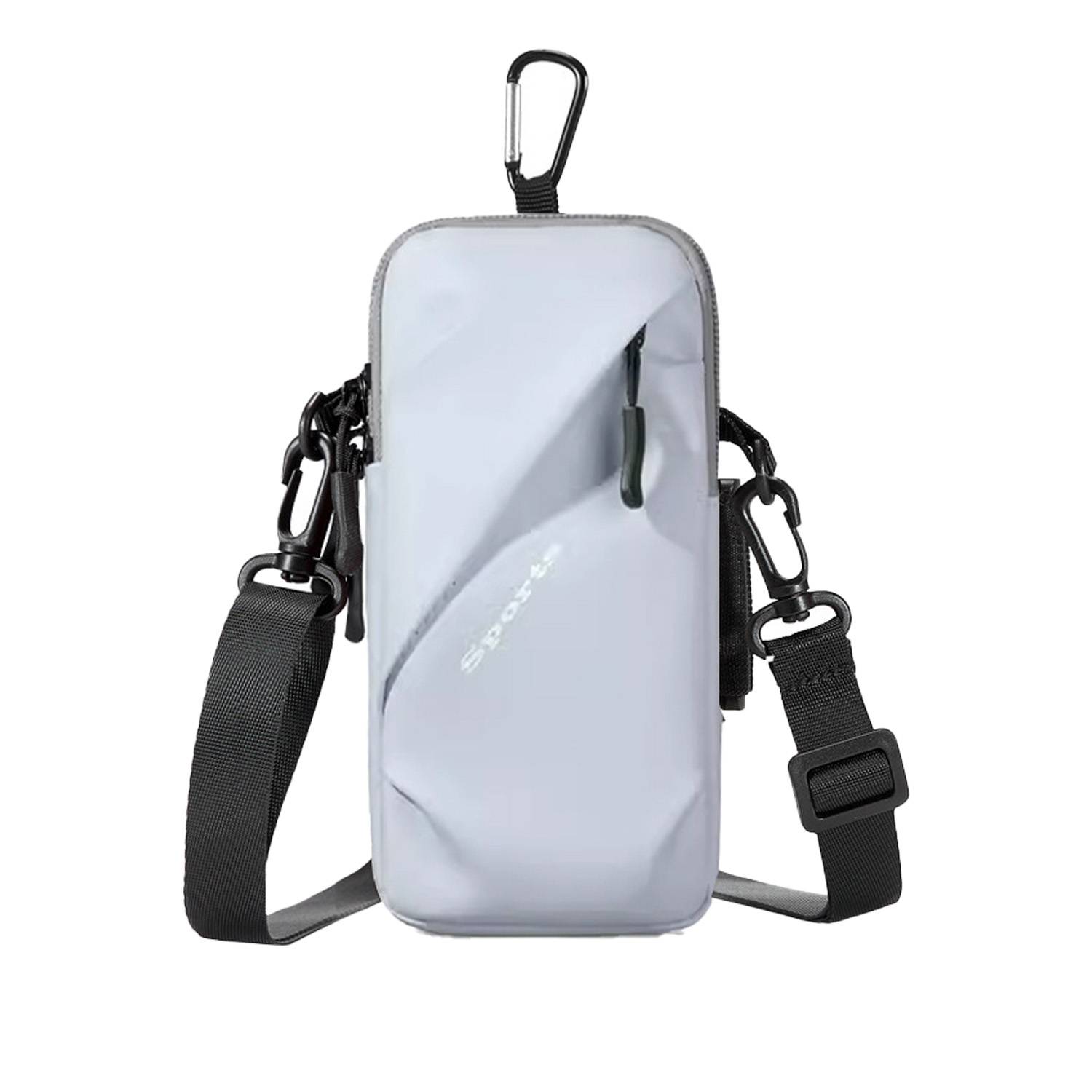 Phone Running Arm Pouch Crossbody Bag w/ Carabiner 4
