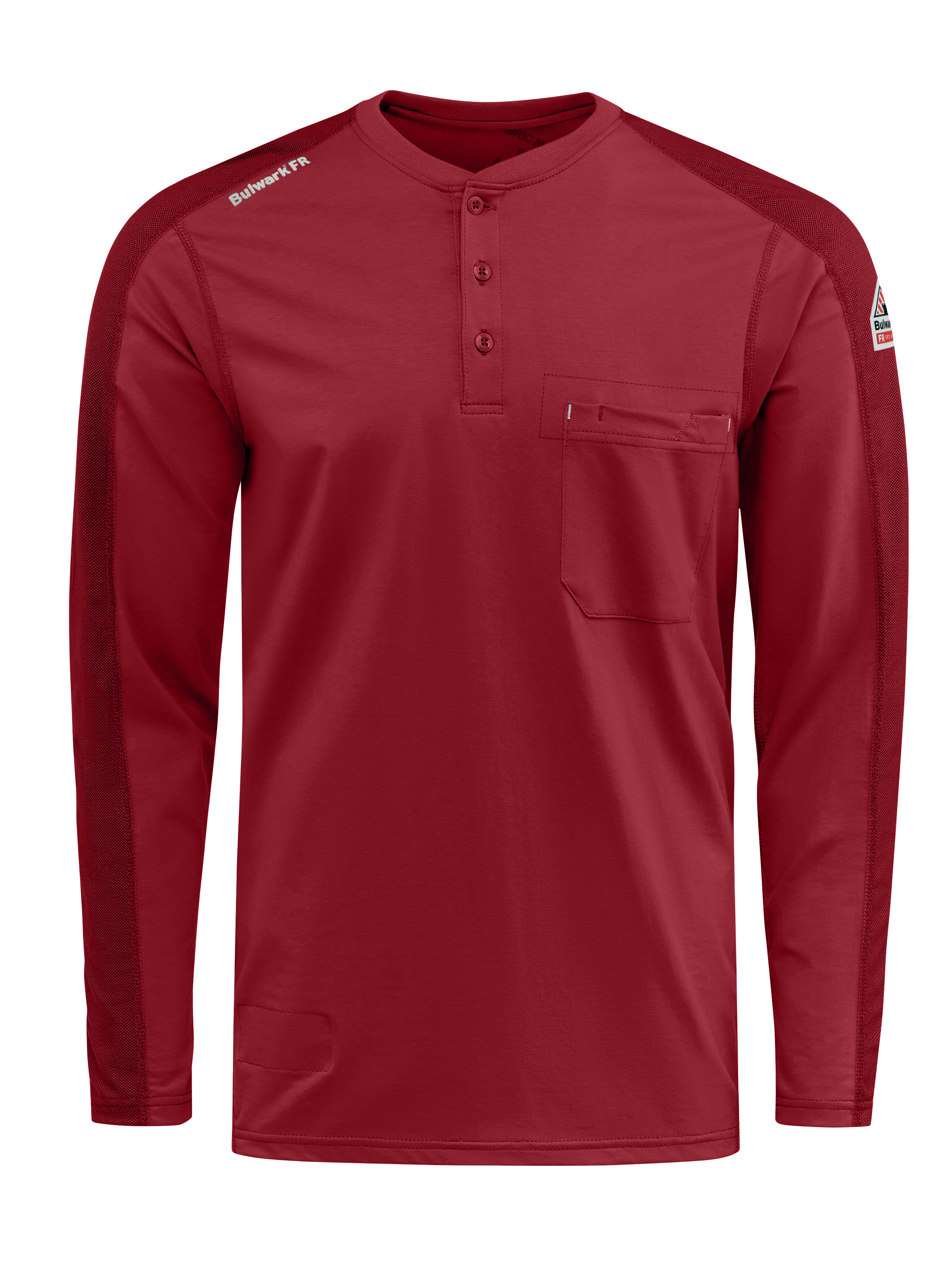 Bulwark® Men's Flex Knit Henley 2
