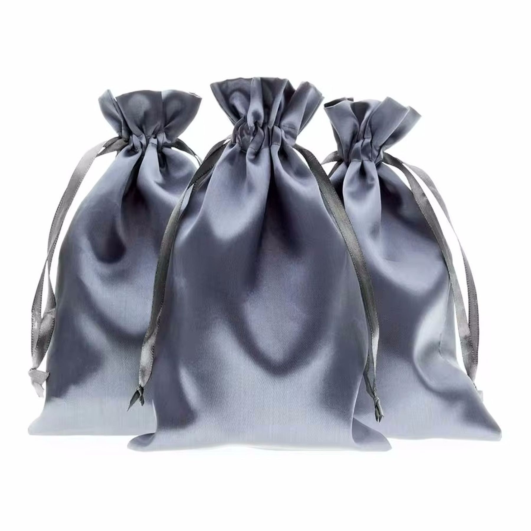 Satin Drawstring Bags Jewelry Pouch Wedding Gift Bags 11