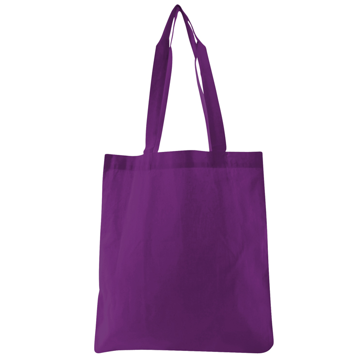 Super Sale- 6 oz.Econo Cotton Tote - Purple 3