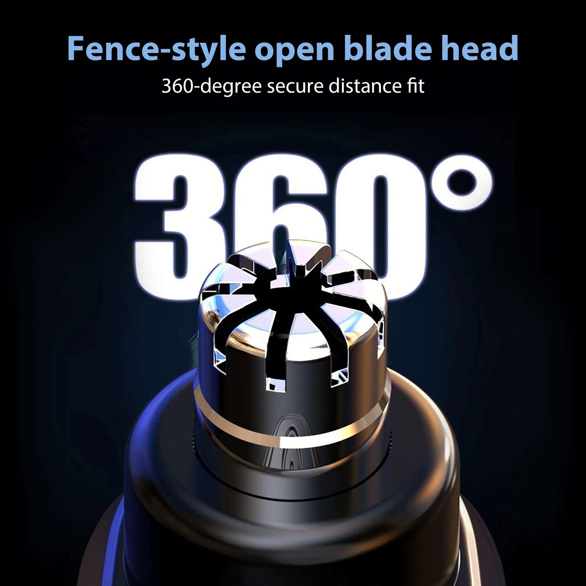 Rechargeable Hair Trimmer With Battery Indicator 8