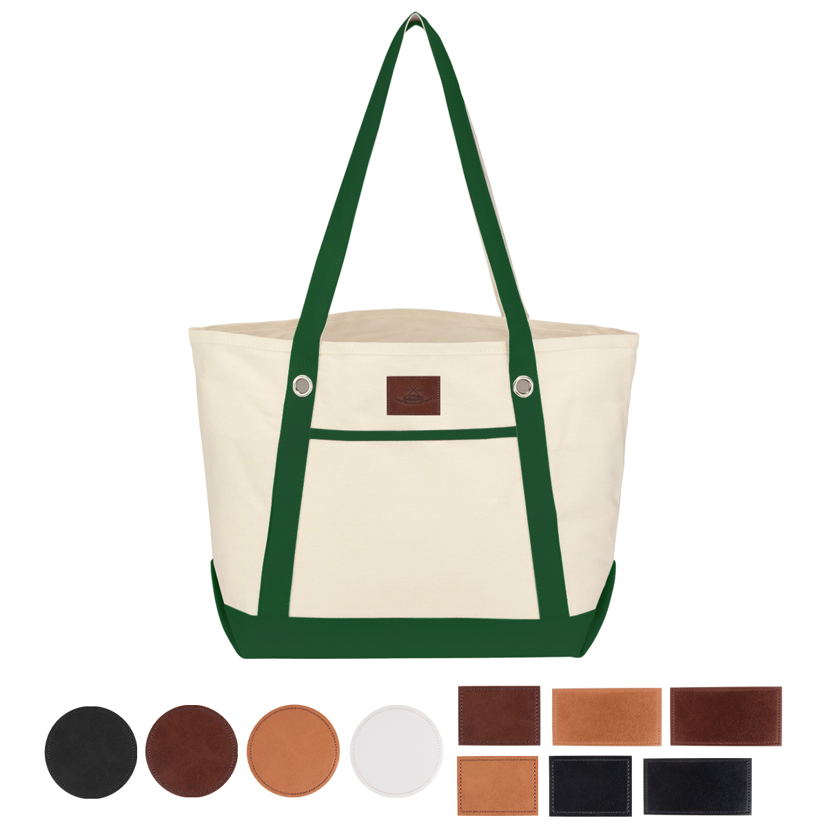 Medium Cotton Canvas Sailing Tote Bag 28