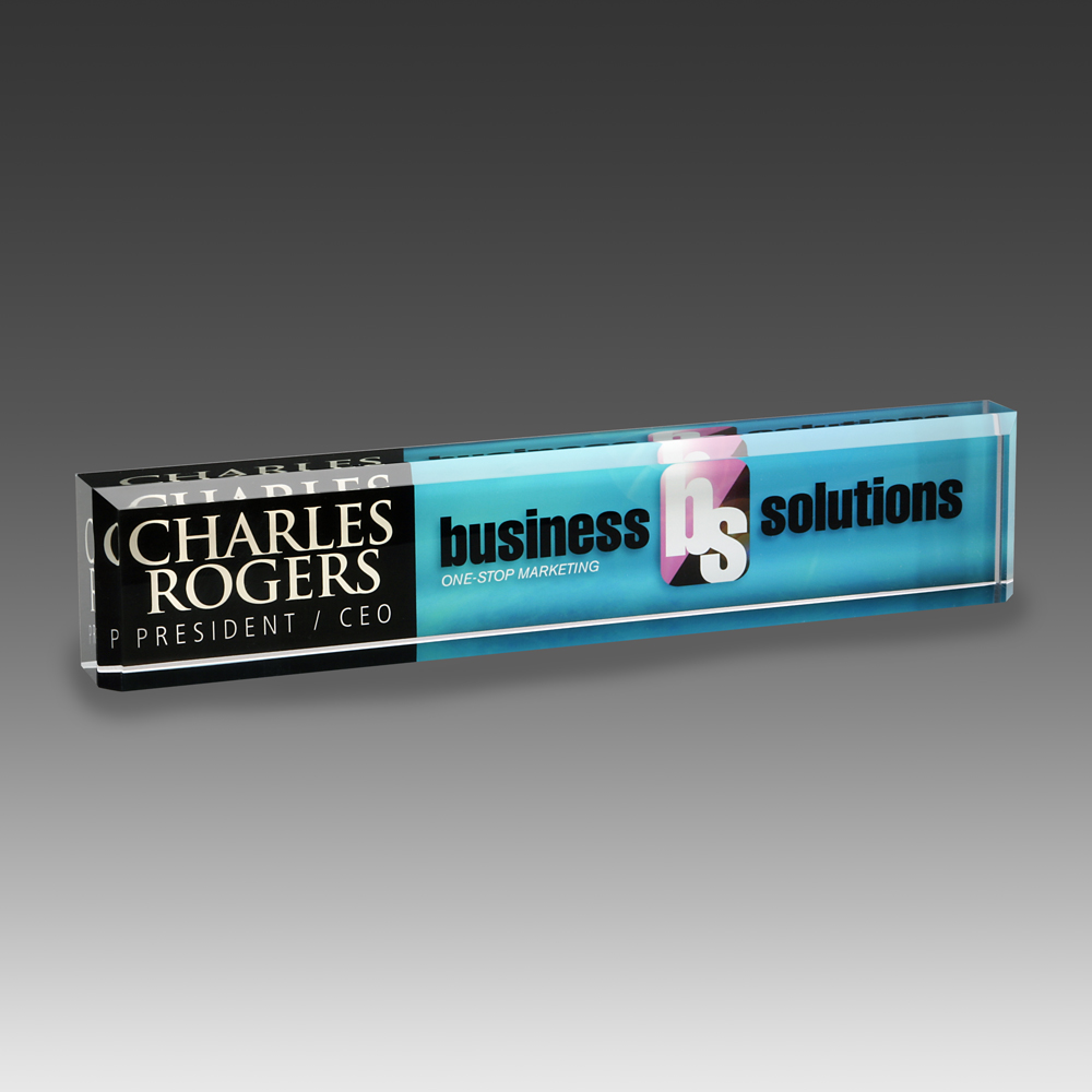 AcryliPrint HD Nameplate 2