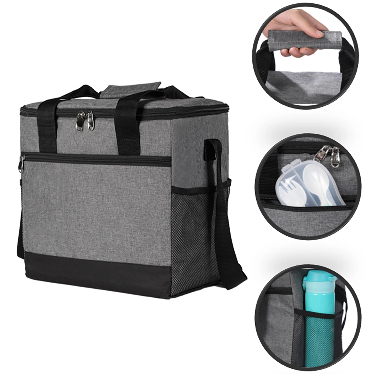 Insulated Lunch Box Cooler Cooling Tote 3