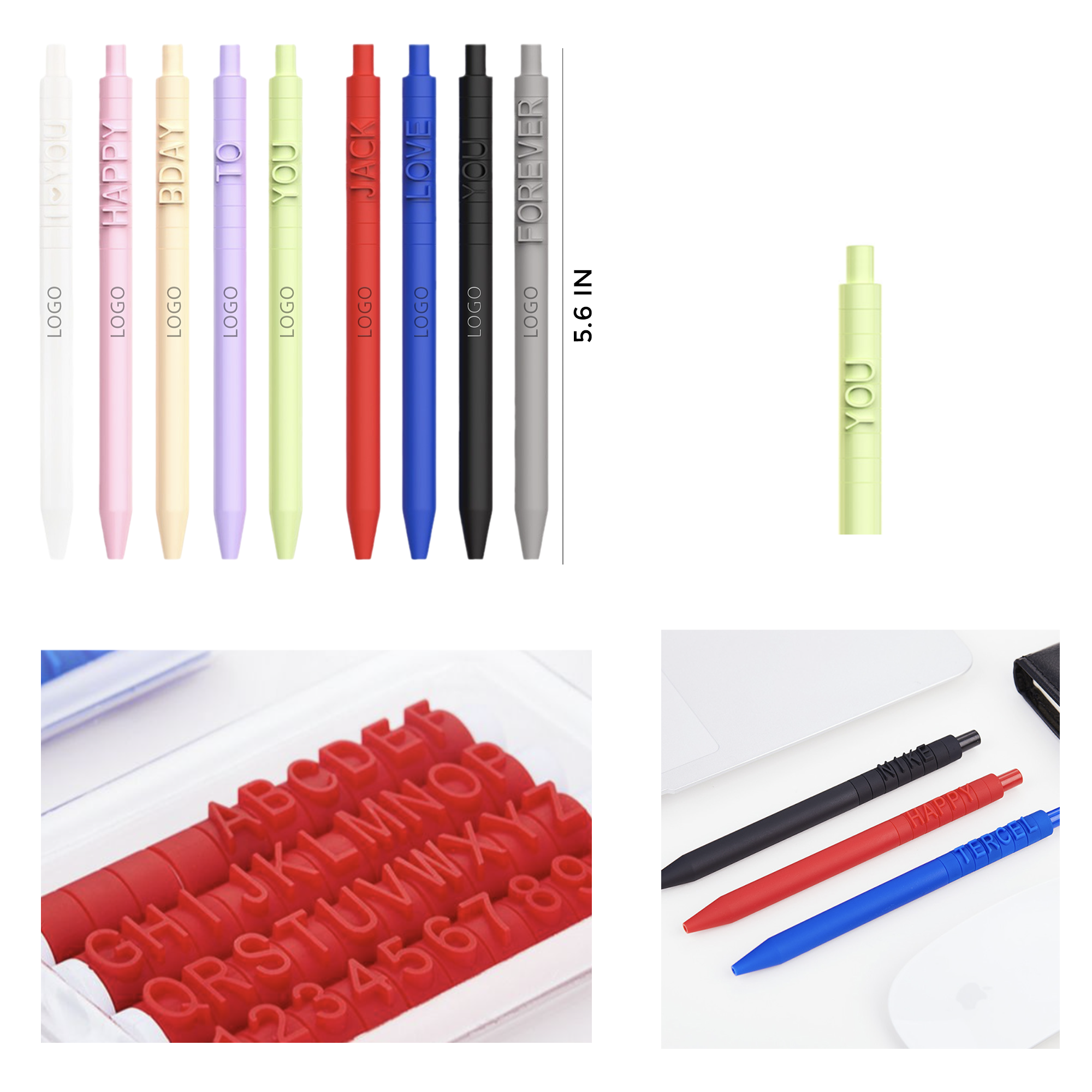 MOQ 10 PCS Unique DIY Handwritten Alphabet Pen 1