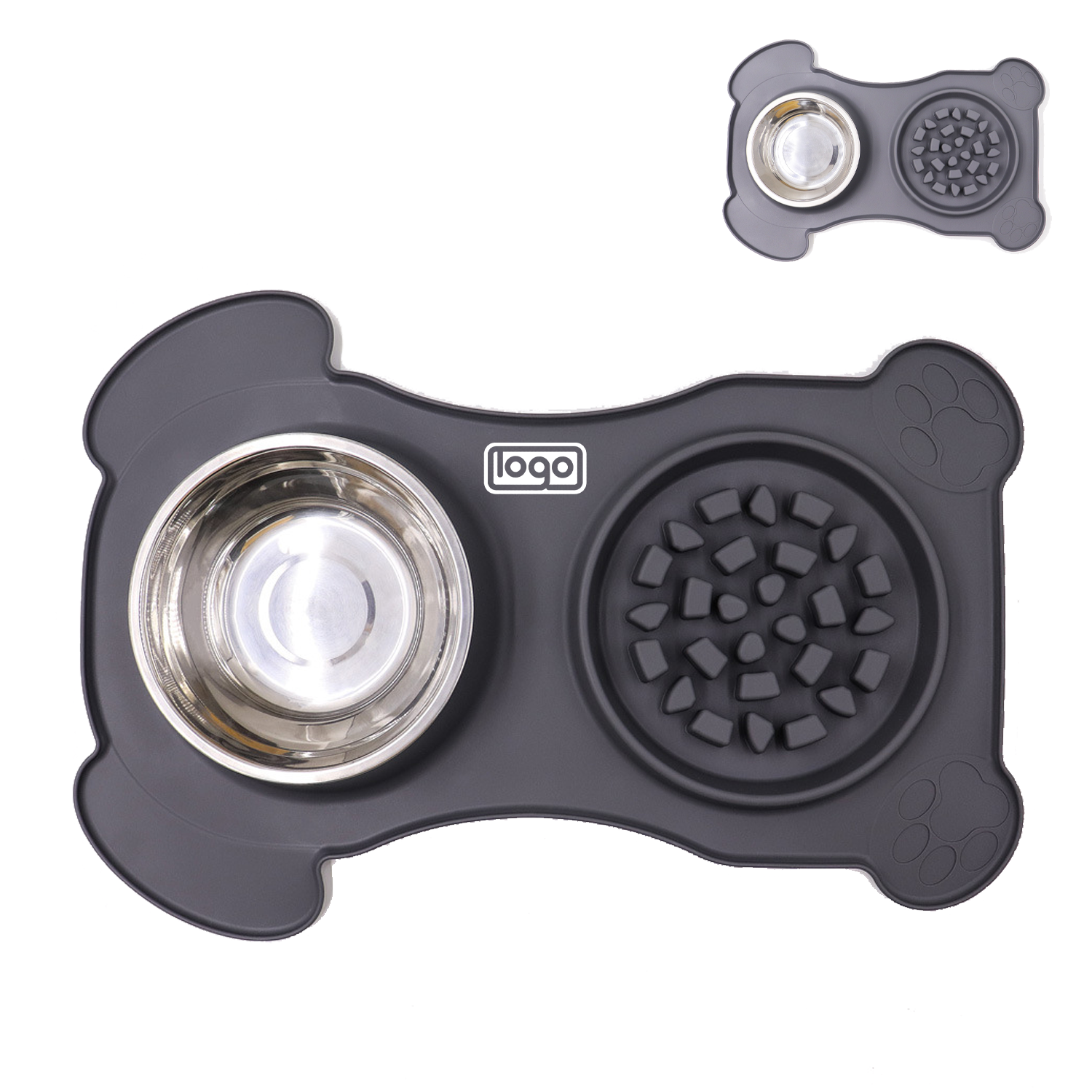 Non Skid Silicone Dog Bowl 3