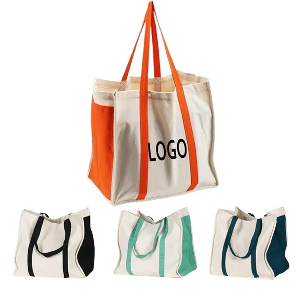 Classic Cotton Canvas Tote Bag