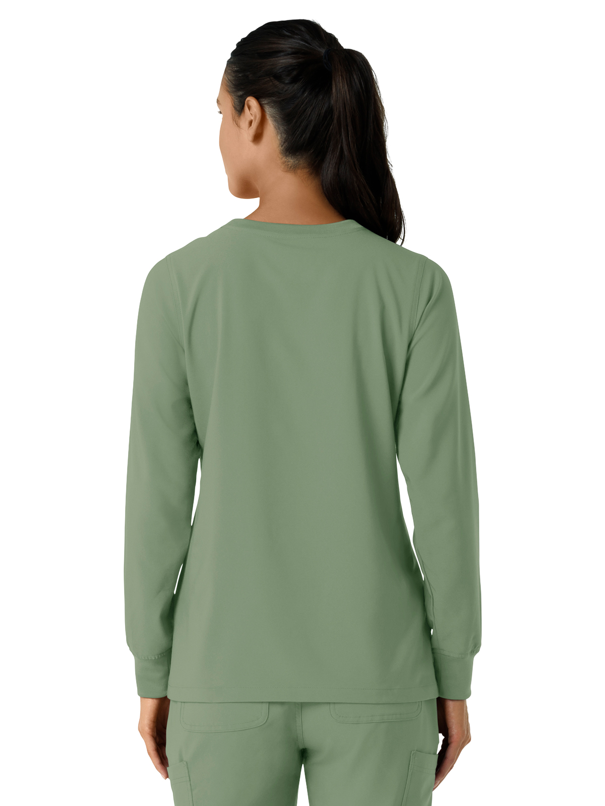 Carhartt Scrubs - Women's One-Pocket Crew Neck Long Sleeve Scrub Top 33