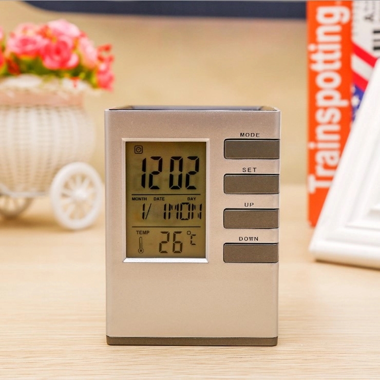 Multifunction Desktop Companion with LCD Alarm Clock 1