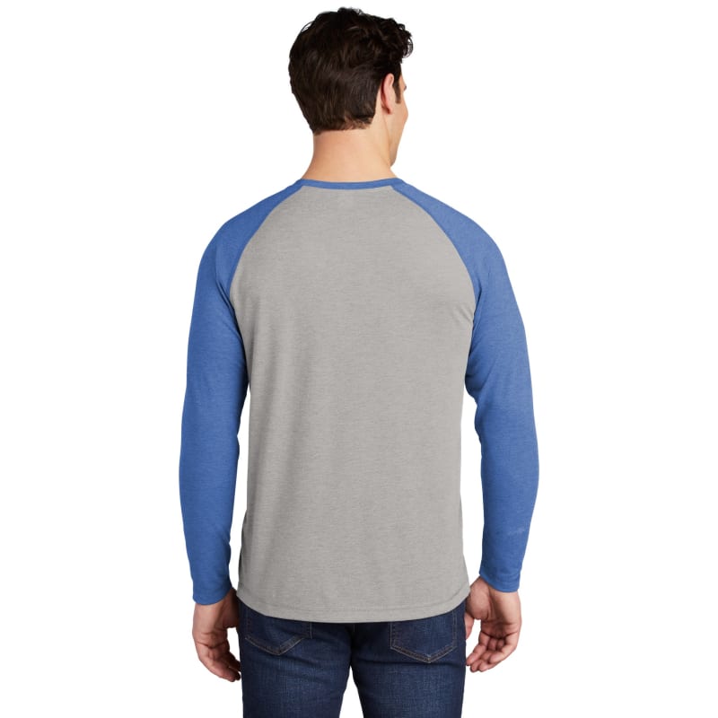 Sport-Tek PosiCharge Long Sleeve Tri-Blend Wicking Raglan Tee 75