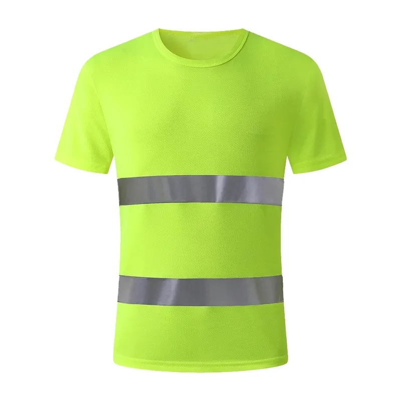 High Visibility Safety T Shirts Short Sleeve Customize Logo 3