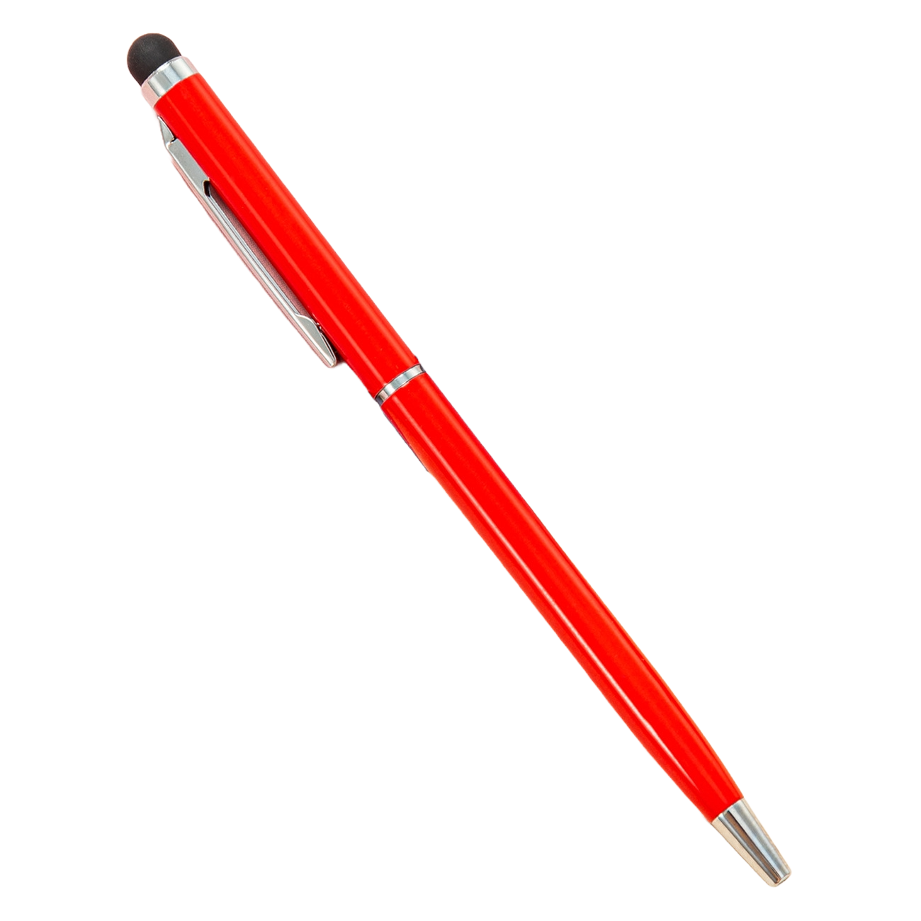 Twist Action Metal Ballpoint Pen W/ Stylus 17