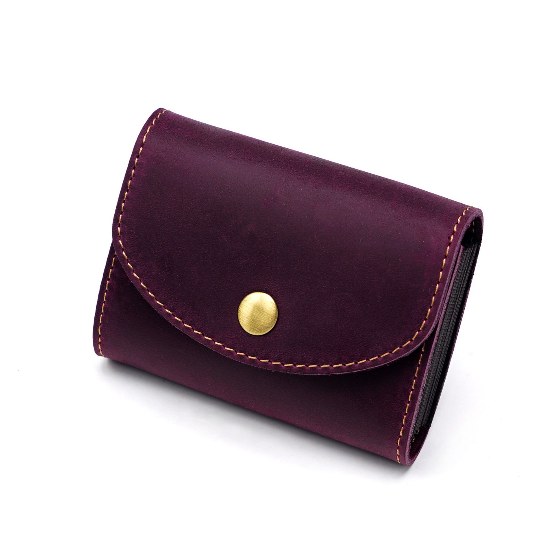 Cowhide Accordion Card Holder 2
