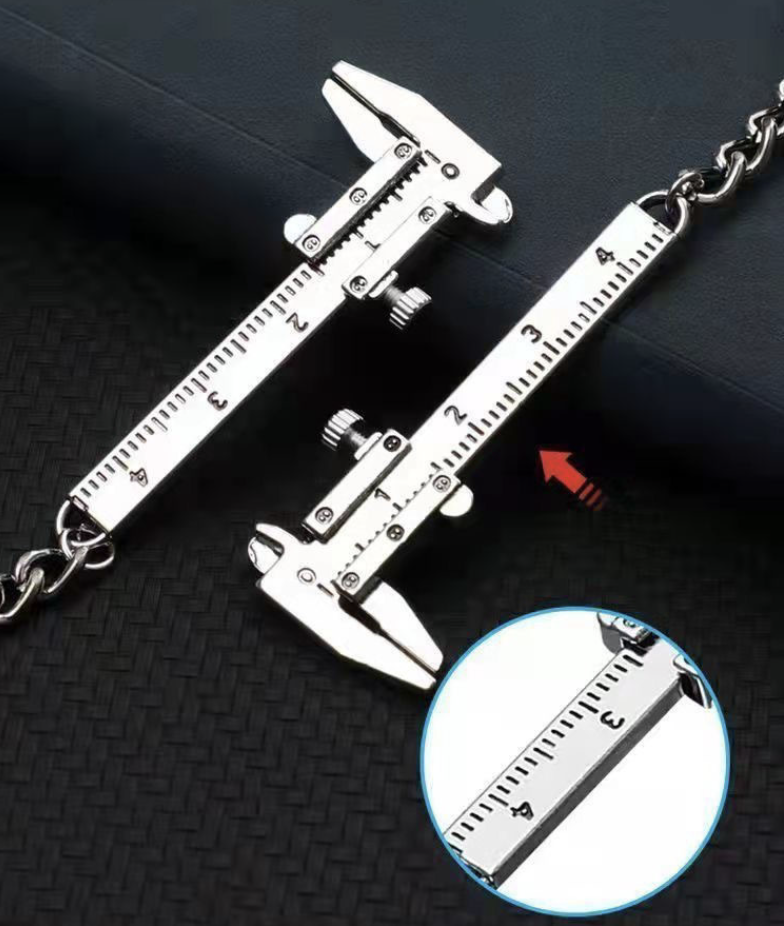 Mini Vernier Caliper Keychain 5