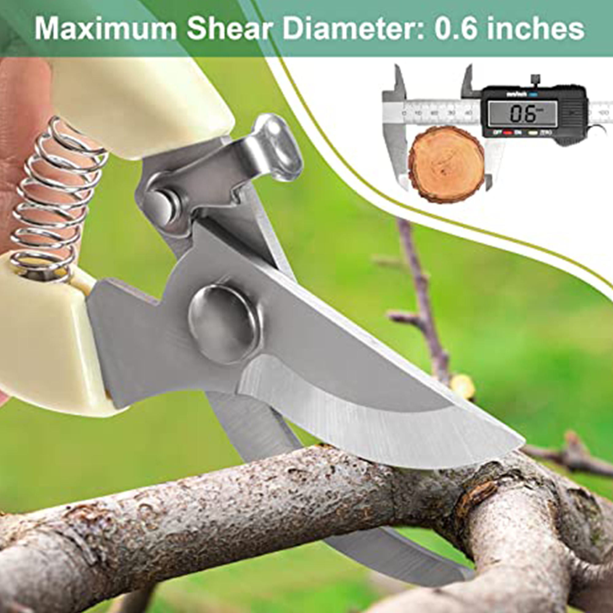 Gardening Secateurs Pruners Fruit Tree Tool 3