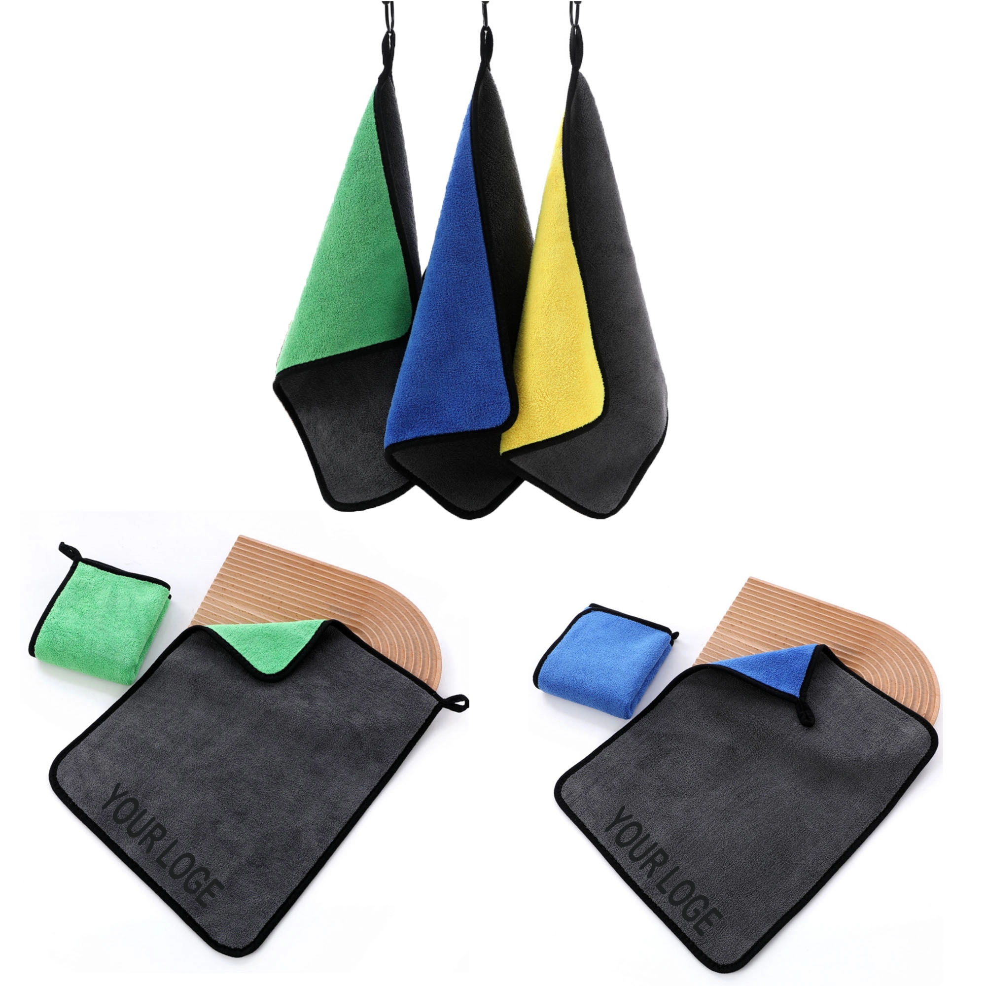 Microfiber Car Cleaning Towel MOQ 100PCS 1