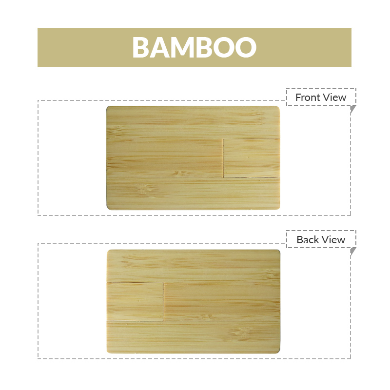 Wooden Credit Card USB Flash Drive 7