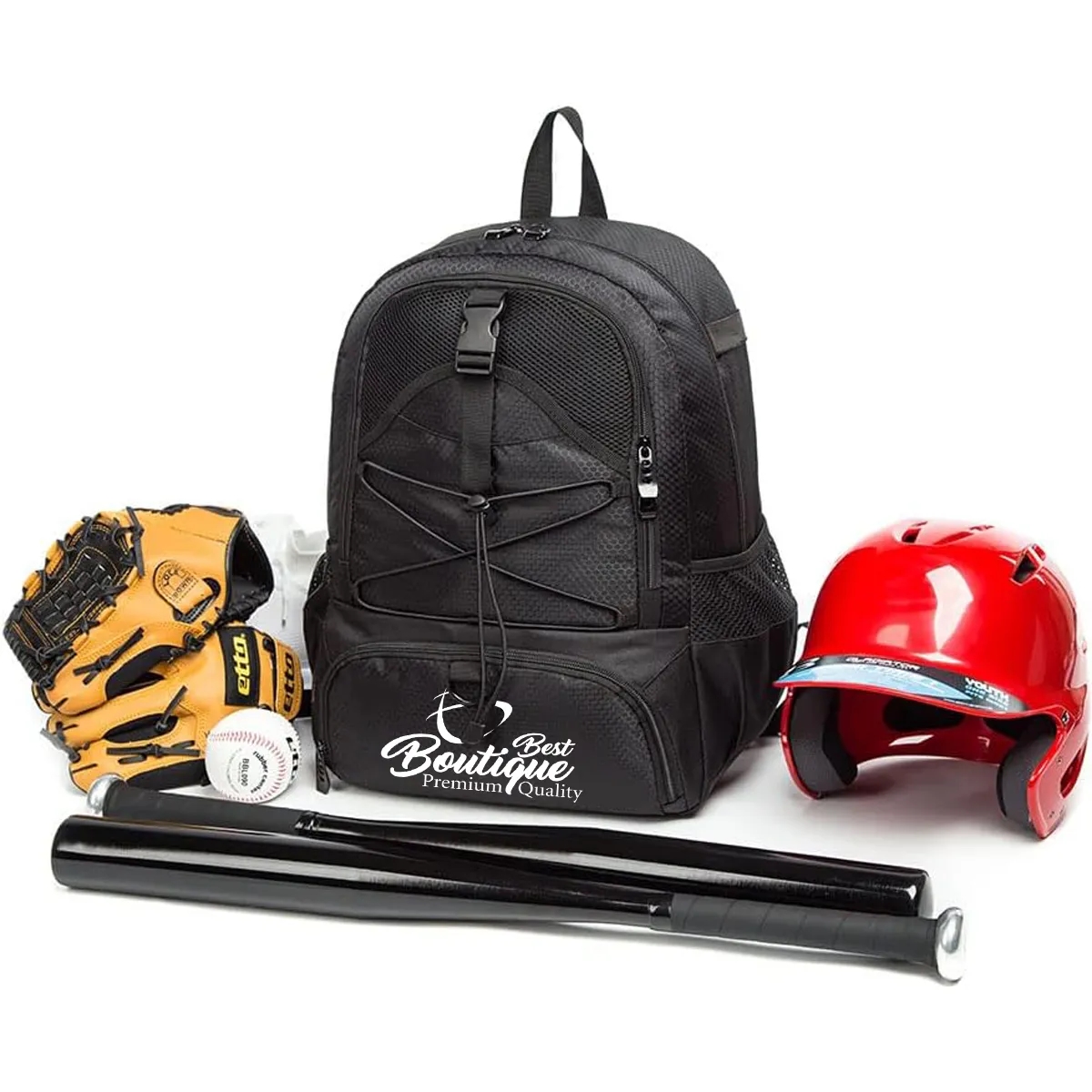 Backpack Can Hold Sports Gear Such As Helmet Basketball 6