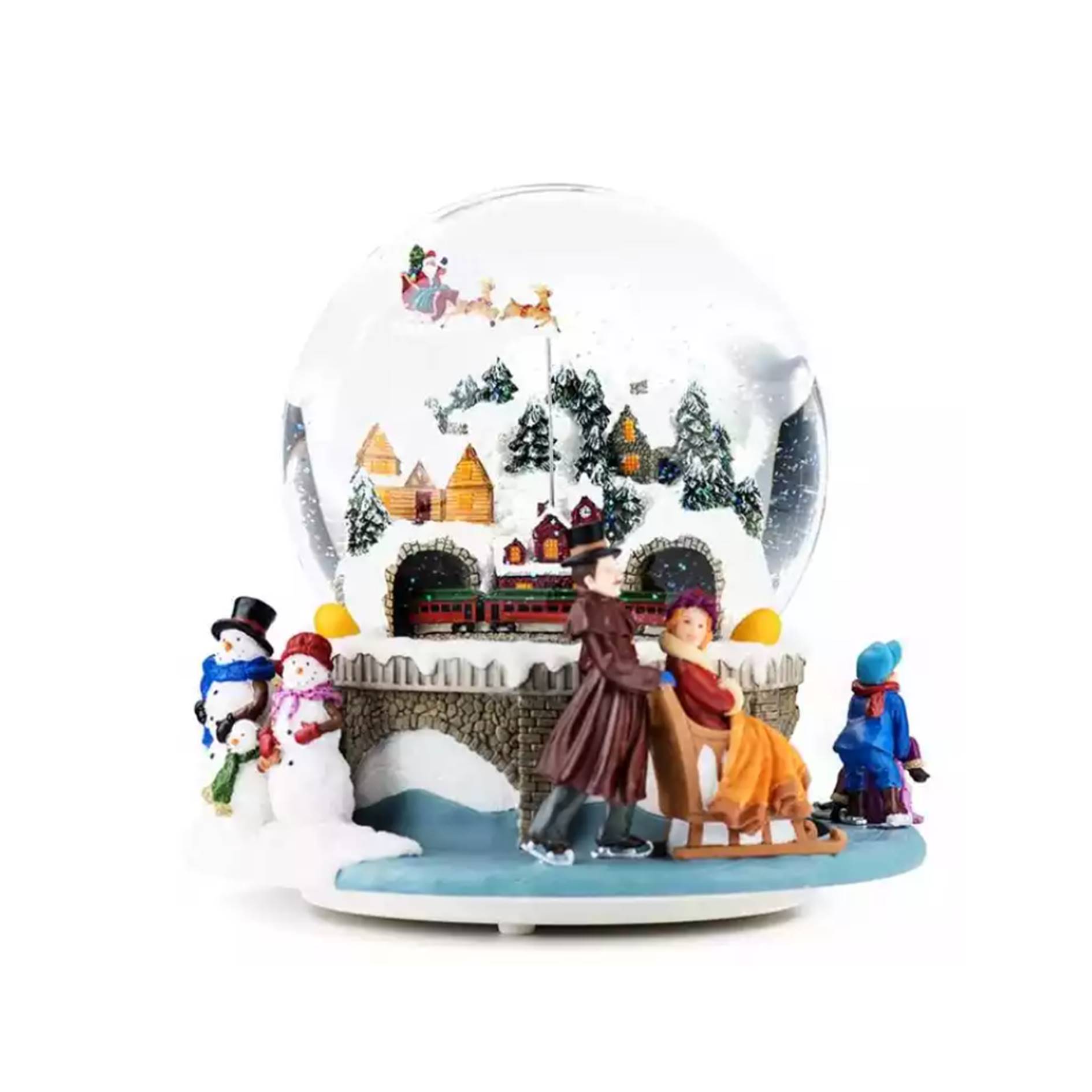Custom Christmas Musical Snow Globe 2