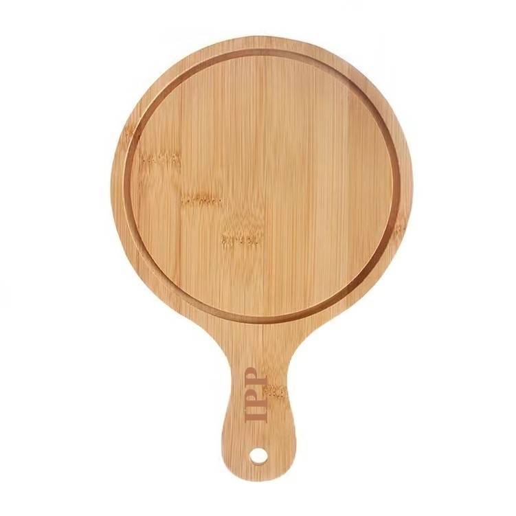 Round Wooden Pizza Paddle 2