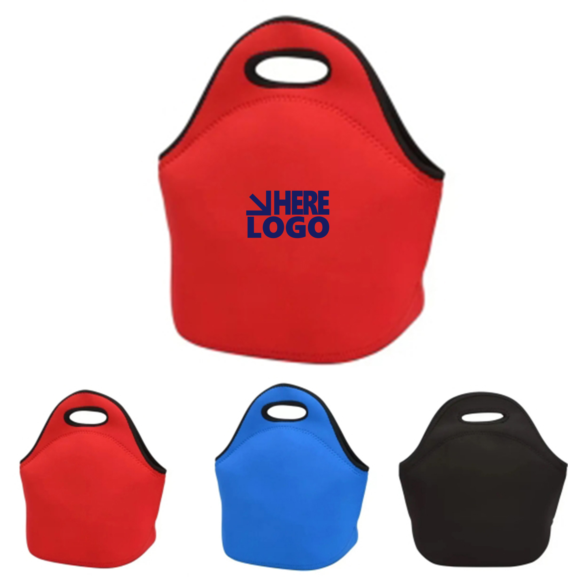 Lightweight Insulated Neoprene Lunch Tote Bag 3