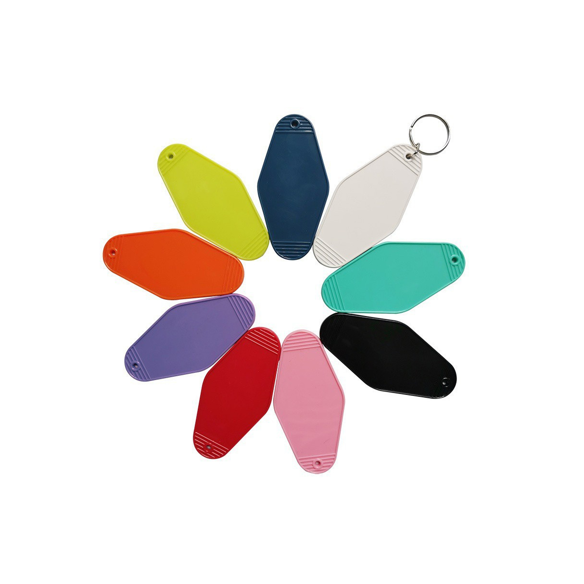 Vintage Keychain ?C Customizable Plastic Hotel Tag 5