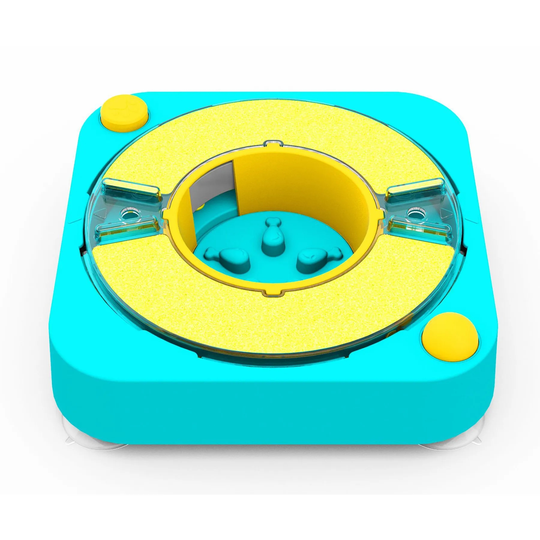 Plastic Pet 4-In-1 Nail Grinding Slow Food Bowl 3