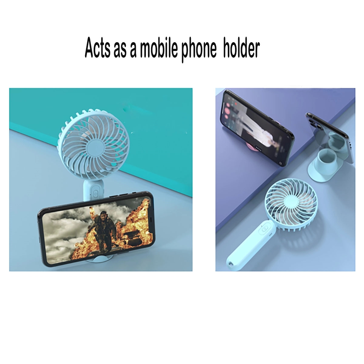 Usb Rechargeable Desk Fan 3