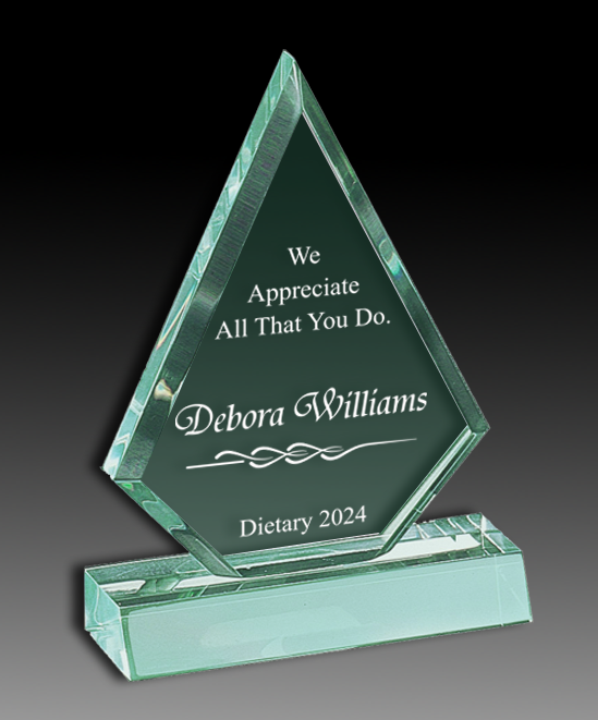 Acrylic Triangle Award 3