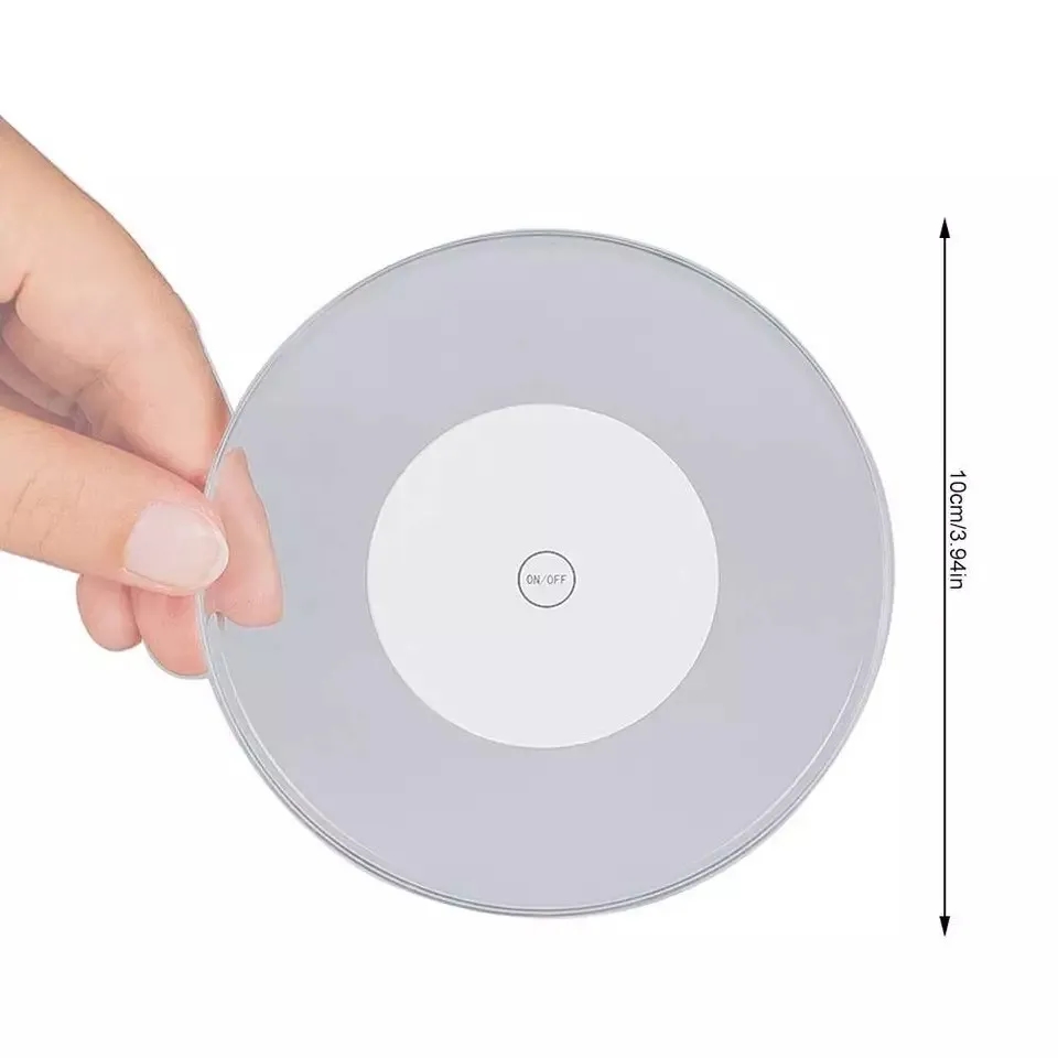 3.9" D LED Coasters 5